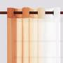 Imagem de Cortinas Sheer Ombre Faux Linen DWCN - 132x183cm - Laranja Sunset