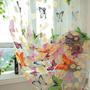 Imagem de Cortinas Sheer Voile Tule HMANE - Estampa Offset para Janelas e Portas