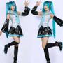 Imagem de Cosplay Miku: Conjunto Completo de Couro Prateado - Vestido de Marinheiro Jk