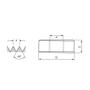 Imagem de Cossinete Manual Hss Unc 5/32''X32 Fpp 106/8C Din 223B - Osg