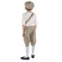 Imagem de Costume Dress Up America 20's Newsboy para meninos com macacão