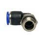 Imagem de Cotovelo Conector Instantânea Mangueira 4mm x 1/4 M 5un