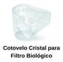 Imagem de Cotovelo Cristal Para Filtro Biológico - 2 Peças