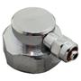 Imagem de Cotovelo Cromado de 3/4" BSP x 5/16" Sem Regulagem Com Porca