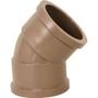 Imagem de Cotovelo Marrom Krona Liso Liso 32Mm X 45 417 - Kit C/10