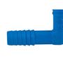 Imagem de Cotovelo Reboucas Duplo C 1 Azul . / Kit C/ 25 Unidades