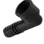 Imagem de Cotovelo Reboucas Interno L/R 1/2 Preto - Kit C/25 Unidades