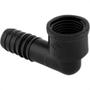 Imagem de Cotovelo Reboucas Interno L/R 1/2 Preto - Kit C/25 Unidades