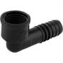 Imagem de Cotovelo Reboucas Interno L/R 1/2 Preto - Kit C/25 Unidades