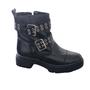 Imagem de Coturno Biker Sem Cadarco Feminino Couro Legitimo Macio Confortavel Grife C217