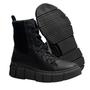 Imagem de Coturno Bota All Black Tratorada Preto Conforto Estilo Cano Baixo