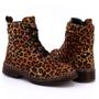 Imagem de Coturno Feminino Animal Print Estilo Antiderrapante Conforto