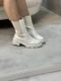 Imagem de Coturno Feminino Lia Chelsea Off-White