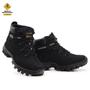 Imagem de Coturno Masculino Bota Couro Adventure Conforto Cadarço
