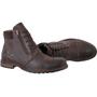 Imagem de Coturno Masculino Bota Couro Zíper Lateral Linha Premium Cor Café