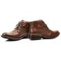 Imagem de Coturno Masculino Couro Cano Curto Cadarço Capelli Boots Marrom 37