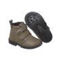 Imagem de Coturno Masculino Infantil Menino Couro Ortopé Baby Boot