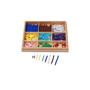 Imagem de Counting Beads Checker Board Beads Math Games Adena Montessori