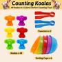 Imagem de Counting Koalas Toys Matching Games com tigelas de classificação SHAPGEI
