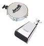Imagem de Cowbell Cromado 4'' To054 + Tamborim Com Clamp Tt409 Torelli