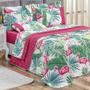 Imagem de Coxa Cama Casal Queen Size Naturale Estampada Dupla Face 200