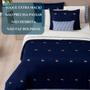 Imagem de Coxa De Cama Casal Queen Size Luna 05 Pcs 200 Fios Bordada Toque Seda SANTORINI