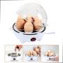 Imagem de Cozedor de Ovos Elétrico 110V Portátil A Vapor Cozinha 7 Ovos em Até 10 Min Multiuso Prático Rápido
