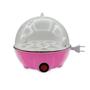 Imagem de Cozedor Multi Funções Elétrico Cozinhar Ovos Egg Cooker Rosa