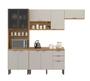 Imagem de Cozinha 10 Portas Modulada Demobile Firenze 06 Amendola / Nude Prime TX 2,60 m