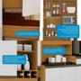 Imagem de Cozinha Compacta Com 7 Portas 1 Gaveta 100% Mdf Verdot Perfil Rio Doce Amendoa/Branco