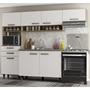 Imagem de Cozinha Compacta Com Balcao Para Pia 10027x17037 Oak Off White PLN