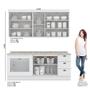 Imagem de Cozinha Compacta Com Módulo Forno De Embutir Amy Casa 812