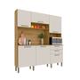Imagem de Cozinha Compacta Ferrara 6 Portas 2 Gavetas Freijó/Soft - Kits Paraná