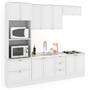Imagem de Cozinha Completa Atlanta 10 Portas 5 Gavetas 100% Mdf Americana Branco - Panorama Móveis