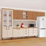 Imagem de Cozinha Completa Modulada Ágata 100% MDF com 2 Balcões 11 Portas e 6 Gavetas Tuboarte