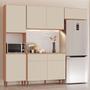 Imagem de Cozinha Completa Modulada Bali New 100% MDF Tuboarte 7 Portas e 2 Gavetas