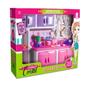 Imagem de Cozinha De Boneca Para Barbie Pia Piazinha Lua De Cristal Brinquedo Presente Meninas +3 Anos