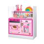 Imagem de Cozinha De Brinquedo Estante MDF Rosa Pink Letty Shop JM