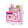 Imagem de Cozinha De Brinquedo Estante MDF Rosa Pink Letty Shop JM
