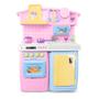 Imagem de Cozinha De Brinquedo Infantil Big Kitchen Rosa 5554 - Roma Brinquedos