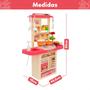 Imagem de Cozinha Infantil De Brinquedo Completa Sai Água E Som