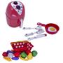 Imagem de Cozinha Infantil Menino Kit Brinquedo Mercado 19pç