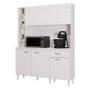 Imagem de Cozinha Kit Duda 140 cm Branco  Poquema