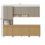 Imagem de Cozinha Modulada 5 Peças com Tampo 100 MDF Simone Mendes Nesher