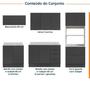 Imagem de Cozinha Modulada 5 Peças com Tampo com Rodapé Ipanema CabeCasa MadeiraMadeira