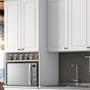 Imagem de Cozinha Modulada Completa 271cm 6 Peças 11 Portas 100%MDF Americana Branco HP - Henn