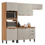 Imagem de Cozinha Modular com 4 Peças Firenze Composição FMT004 Amendola Touch/Nude Prime Tx - Demóbile