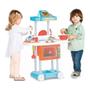 Imagem de Cozinha Riva Mr Chef Azul com Microondas Completa, 1301 Ta Te Ti