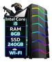 Imagem de Cpu Pc Gamer Intel Core I5 3º + 8gb Ram + Ssd 240gb