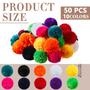 Imagem de Craft Pom Poms Gemscream Yarn 50 unidades de 7,6 cm para artesanato DIY